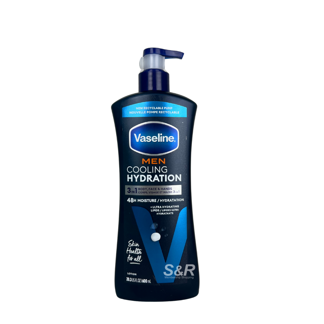 Vaseline Men Cooling Hydration Lotion 600mL Vaseline Men Cooling Hydration Lotion 600mL